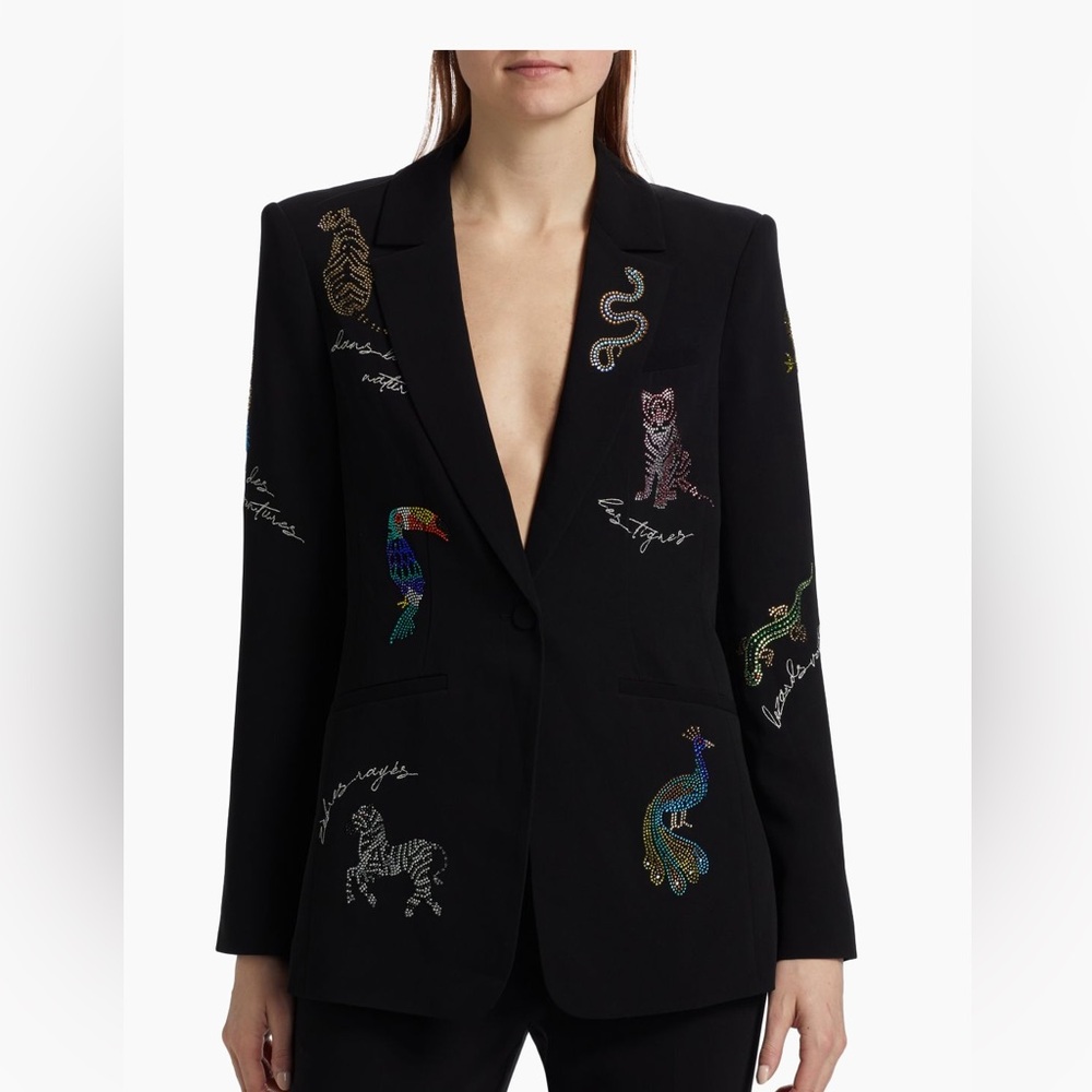 Cinq à Sept
Karlie Jungle Crepe Blazer